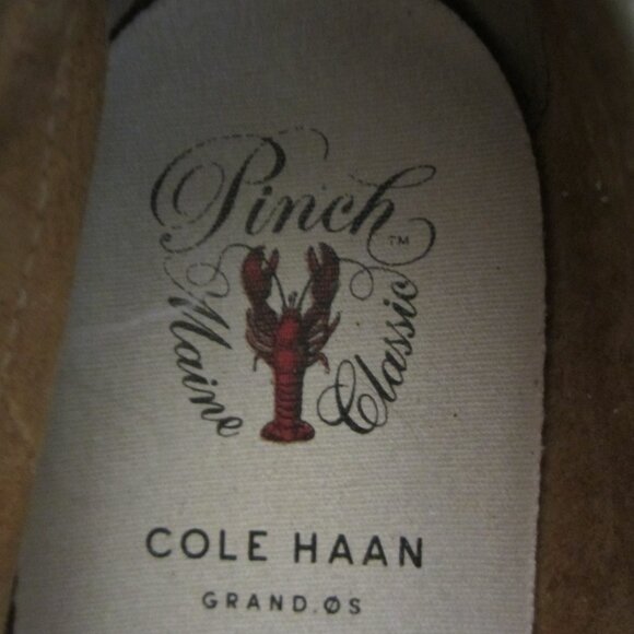 Cole Haan Tan Canvas Penny Loafers  10B - Picture 2 of 7